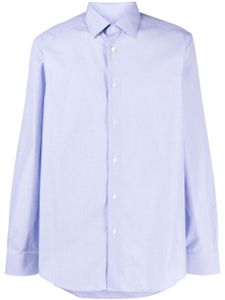 Paul Smith chemise en coton à manches longues - Bleu