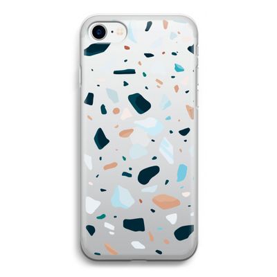 Terrazzo N°13: iPhone SE 2020 Transparant Hoesje