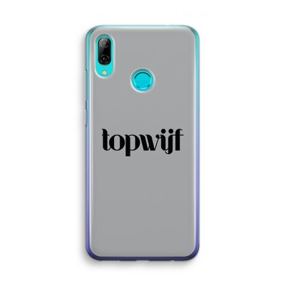 Topwijf Grijs Zwart: Huawei P Smart (2019) Transparant Hoesje