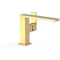 Wastafelkraan Tres Cuadro | Opbouw | Mengkraan | Standaard model | 1-hendel | Vierkant | 24k Goud glans