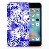 Silicone Back Case Apple iPhone 6 | 6s Angel Skull Blauw