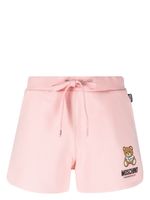 Moschino bas de pyjama à logo Teddy Bear - Rose