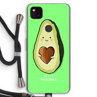 Avocuddle: Pixel 4a 5G Transparant Hoesje met koord