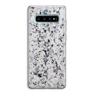 Gespikkelde marmer: Samsung Galaxy S10 Plus Transparant Hoesje