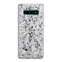 Gespikkelde marmer: Samsung Galaxy S10 Plus Transparant Hoesje
