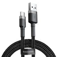 Baseus CATKLF-CG1 USB-kabel 2 m USB A USB C Zwart, Grijs