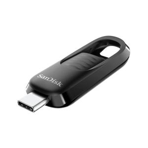 SanDisk ULTRA SLIDER 128GB USB 3.2 Gen 1 400 MB/s USB-sticks Zwart