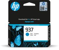 HP inktcartridge 937, 800 pagina&apos;s, OEM 4S6W2NE, cyaan