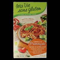 Provencaalse burgers 2 x 100g glutenvrij vegan bio 2 Stuks