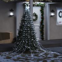 VidaXL Kerstboomverlichting 320 koudwitte LED&apos;s 375 cm