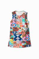 Overgooier met patchwork Johnson Hartig - MATERIAL FINISHES - L