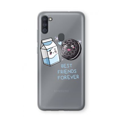 Best Friend Forever: Samsung Galaxy A11 Transparant Hoesje