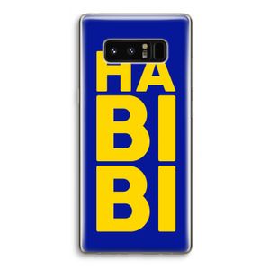 Habibi Blue: Samsung Galaxy Note 8 Transparant Hoesje