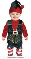 Kerst Elfje Baby Jongen Fluweel Kerst Elfje Baby Jongen Fluweel