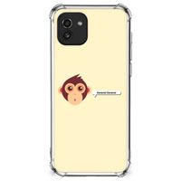 Samsung Galaxy A03 Stevig Bumper Hoesje Monkey - thumbnail