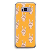 Rock: Samsung Galaxy S8 Transparant Hoesje - thumbnail