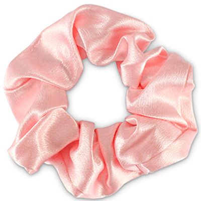 scrunchie Zijde Pink