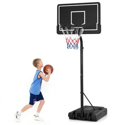 Basketbalkorf voor Buiten Basketbalstandaard 210-260 cm In Hoogte Verstelbaar op Wielen Hoogwaardige PC Backboard