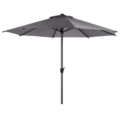 Hespiride tuin Parasol Sierra - antraciet - D300 x H288 cm - Steel 48 mm