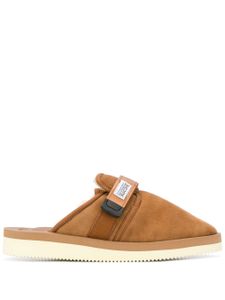 Suicoke pantoufle Zavo en daim - Marron