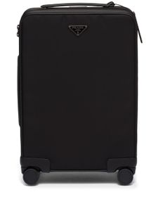 Prada valise Re-Nylon à logo triangle - Noir