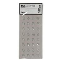 Creativ Company Strasstenen zilver, 32st.