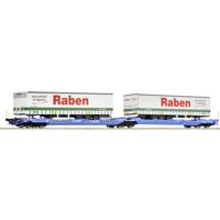 Roco 6600117 H0 dubbeltasje-gelede wagon T3000e van de VTG