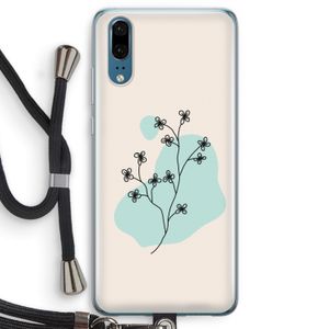Love your petals: Huawei P20 Transparant Hoesje met koord