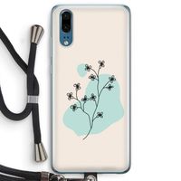 Love your petals: Huawei P20 Transparant Hoesje met koord