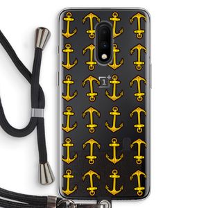 Musketon Anchor: OnePlus 7 Transparant Hoesje met koord