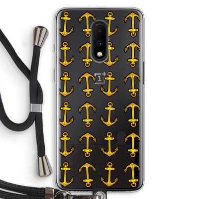 Musketon Anchor: OnePlus 7 Transparant Hoesje met koord