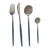 Bestekset Kinvara BST-CT022 Grijs Zilverkleurig Roestvrij staal 16 x 5 x 24,5 cm
