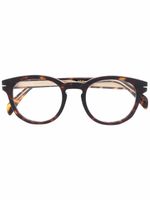 Eyewear by David Beckham lunettes de vue à monture ronde - Marron - thumbnail