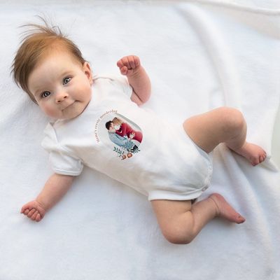 Gepersonaliseerde romper - Mijn eerste Moederdag - Wit - 62/68