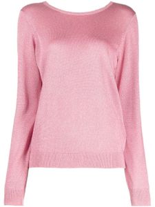 Paule Ka cardigan à col v au dos - Rose