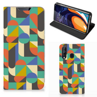 Samsung Galaxy A60 Hoesje met Magneet Funky Retro - thumbnail