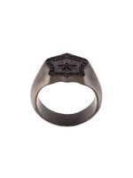 Nialaya Jewelry shield ring - Noir