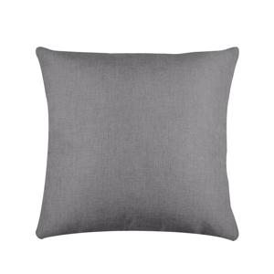 Stof Textile sierkussen Bea - grijs - 50 x 50 cm - bank kussens - polyester