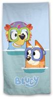 Bluey handdoek dive 70 x 140 cm blauw