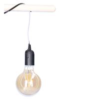 Fitting Zwart - plastic - E27 - IP20 - 2M - hanglamp - inclusief LED Retro lamp - thumbnail