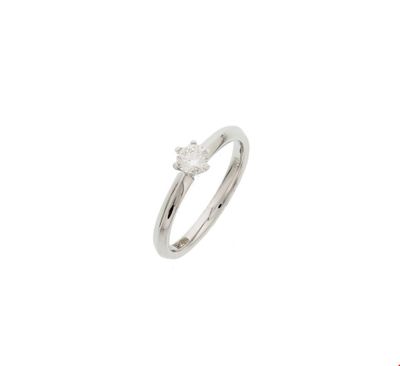 TFT Ring Diamant 0.25ct H SI Witgoud