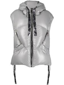 Khrisjoy gilet matelassé à capuche - Gris