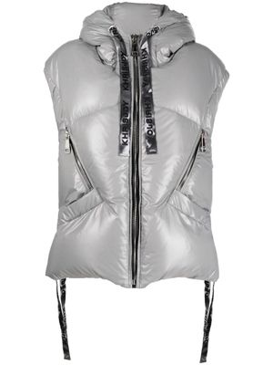 Khrisjoy gilet matelassé à capuche - Gris