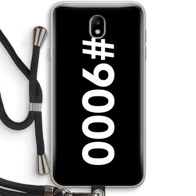 #9000: Samsung Galaxy J7 (2017) Transparant Hoesje met koord