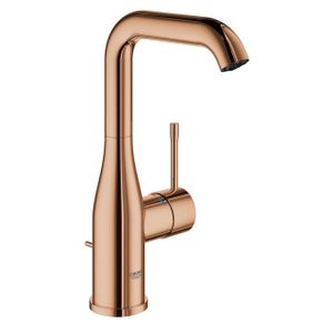 GROHE Essence New Wastafelkraan Opbouw - uitloop 12.7cm - L-size - hoge draaibare uitloop - waste - EcoJoy - warm sunset 32628DA1