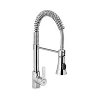 Keuken kraan - verchroomd messing - 430 mm slang