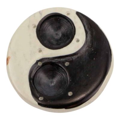 Zeepsteen Wierookbrander Rond Yin Yang Zeepsteen Wierookbrander Rond Yin Yang