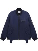 Courrèges veste bomber Harnais - Bleu