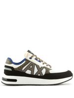 Armani Exchange baskets à patch logo - Noir - thumbnail