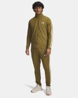 Under Armour Rival Knit Trainingspak Heren Donkergroen/Beige - Maat XL - Kleur: BeigeDonkergroen | Soccerfanshop